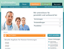 Tablet Screenshot of lodhiamedics.de